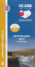 West Iceland Map 1: 200 000: Regional map 2 - 9789979333777 - front cover