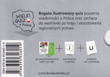Wielki quiz o Polsce - ILLUSTRATED FLASHCARDS - 9788395346019 - back cover