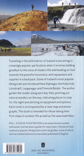 Wild Walking: Independent Hiking in Iceland - book - 9789979334484 - back cover