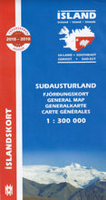 South East Iceland Map 1:300 000 - 9789979338260 - front cover