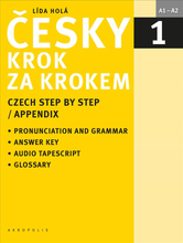 Czech Step by Step 1 (textbook, appendix and audio download) 9788074701290 - front cover of appendix