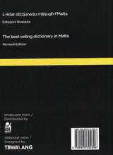 Kelmet Il-Malti: Maltese-English & English-Maltese Pocket Dictionary 9789995704896 - back cover