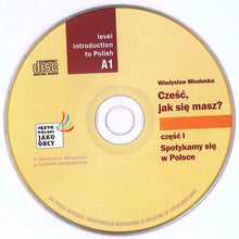 Czesc, Jak Sie Masz? Level A1: Introduction to Polish course + audio CD - 9788324231089 - audio CD image