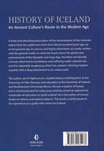 History of Iceland: from the Settlement to the present day - 9789979535133 - back cover